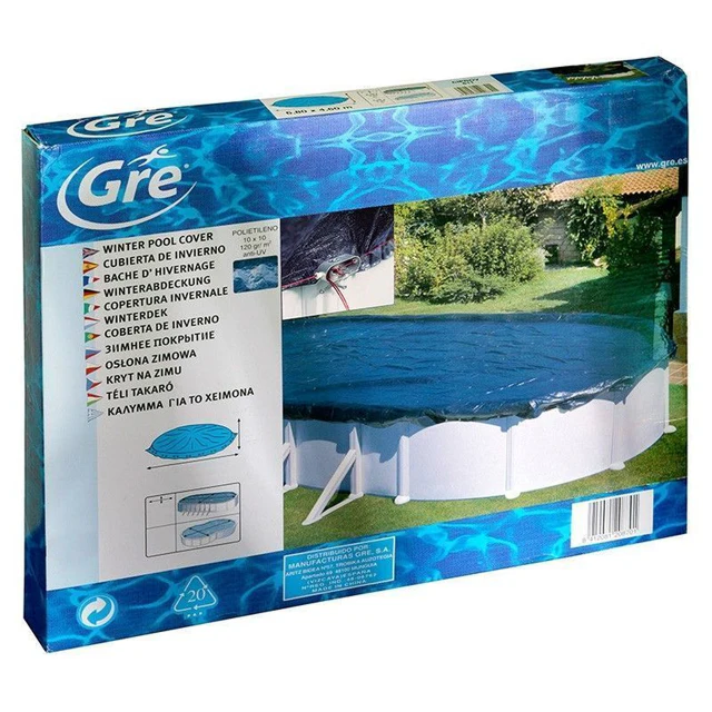 Cubierta piscina invierno de 610×410 cm. CIPROV501 Gre
