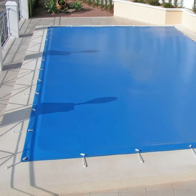 Cubierta de invierno para piscinas de 12×6 metros