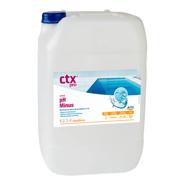 Reductor de pH CTX 15 pH Minus 20 Litros